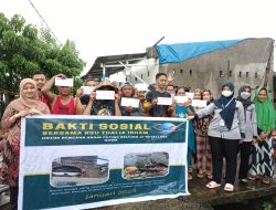 RSU Thalia Irham Peduli, Serahkan Donasi kepada Warga Korban Bencana