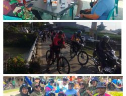 Personil Polsek Patampanua Pantau Keamanan Event Cross Country Club Sepeda MBC Benteng