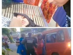 Laka Tunggal, Brigpol Muh Syaifullah sigap Menolong Korban Bawa Ke Puskesmas