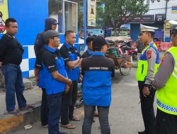 Minimalisir Laka Lantas, Satlantas Polres Pelabuhan Makassar Sosialisasi Safety Riding Pada Sopir Taxi Online