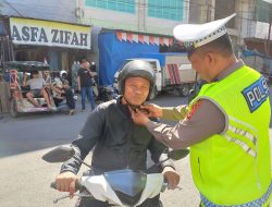 Ada Keluarga Menunggu di Rumah, Satlantas Polres Pelabuhan Makassar Ingatkan Keselamatan Berlalu Lintas
