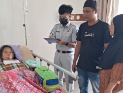 Gerak Cepat Petugas Jasa Raharja Parepare Kunjungi Korban Lakalantas Ke Rumah Sakit