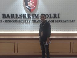 Pertambangan Ilegal di Tanjung Berlian Kolut resmi di Laporkan di Bareskrim Mabes Polri.