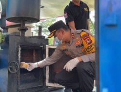 Selamatkan Anak Bangsa, Polres Pelabuhan Makassar Musnahkan Sabu Senilai 6,7 Miliyar