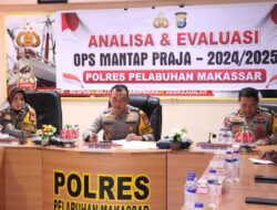 Antisipasi Guantibmas Pilkada Serentak 2024 , Kapolres AKBP Restu Wijayanto Pimpin Anev Ops Mantap Praja
