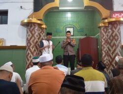 Usai Sholat Berjamaah, Para Bhabinkamtibmas Polres Pelabuhan Makassar Sampaikan Pesan Kamtibmas Pemilukada
