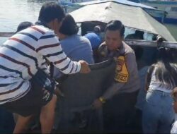 Polri Penolong Masyarakat, Personil Polsek Soeta Evakuasi Penumpang Kapal yang Sakit