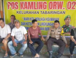 Bhabinkamtibmas Tabaringan Ronda Bersama Warga, Perkuat Keamanan Demi Suksesnya Pilkada Serentak