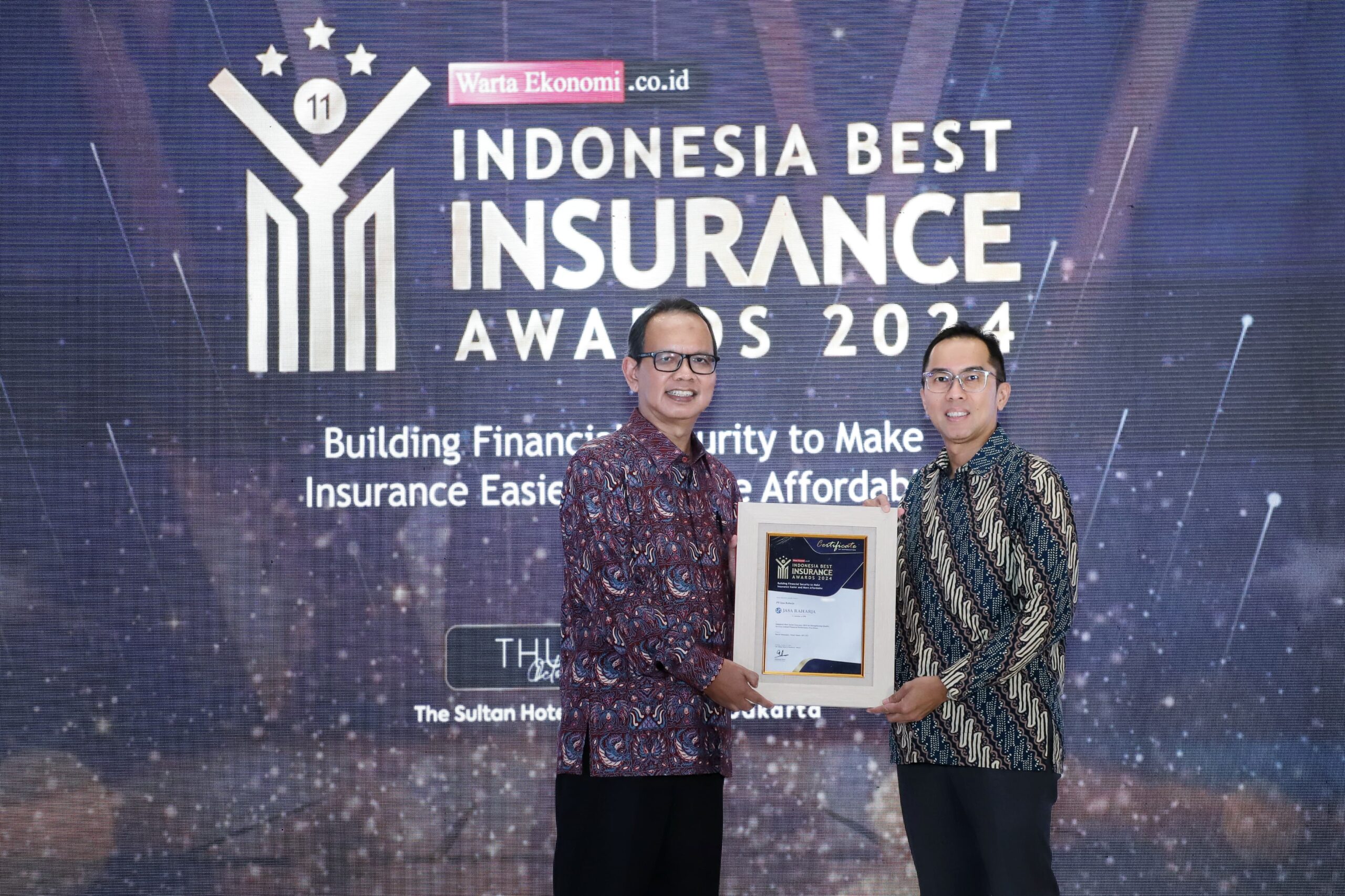 Sukses Jaga Keseimbangan Keuangan dan Pelayanan, Jasa Raharja  Raih Penghargaan Indonesia Best Insurance Awards 2024