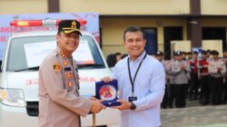 Polres Gowa Terima Bantuan 1 Unit Mobil Ambulance CSR dari BRI Peduli