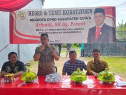 Melalui Reses, Arfandi Dg Parani Dengar Aspirasi Warga Pallangga