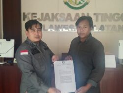 GERAK MISI RESMI MELAPORKAN DIREKTUR RSUD K. H HAYYUNG KEPADA KEJATI SUL-SEL