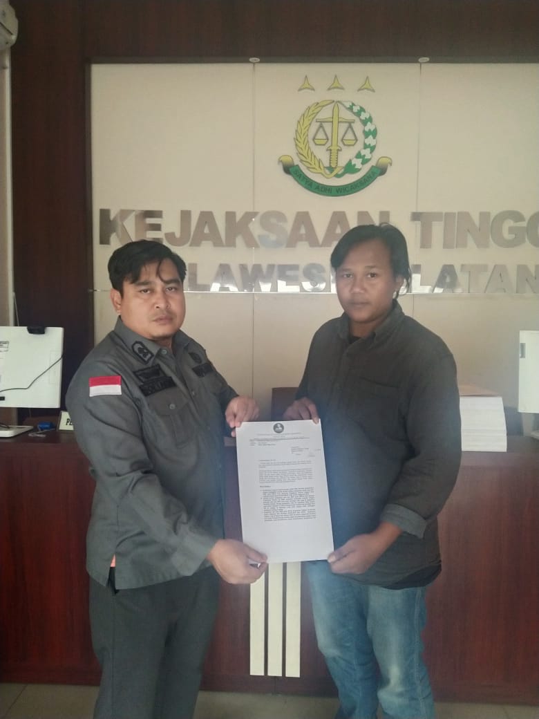 GERAK MISI RESMI MELAPORKAN DIREKTUR RSUD K. H HAYYUNG KEPADA KEJATI SUL-SEL