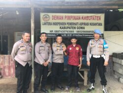 Dukung Ketahanan Pangan dan Kerjasama Keamanan, Kapolsek Bajeng Kunjungi Sekretariat DPW LIPAN
