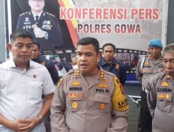 Polres Gowa Gelar Press Release Pengungkapan Kasus Persetubuhan Terhadap Anak Kandung