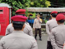 Polres Sinjai Gelar Apel Gabungan, Pastikan Keamanan Optimal di Hari Terakhir Drag Bike Kapolres Cup I Championship 2025