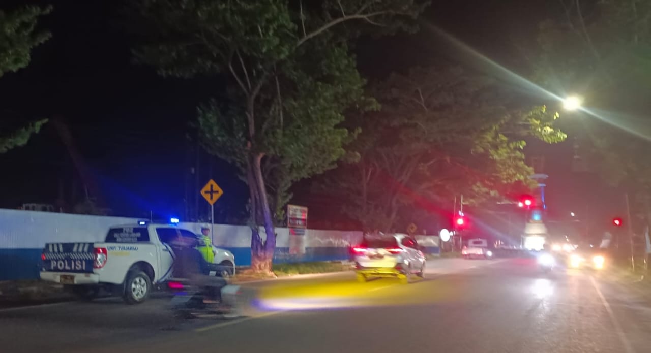 Sat Lantas Polres Sinjai Intens Patroli Malam, Cegah Kecelakaan dan Kejahatan Jalanan