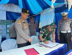 Kapolres Gowa Bersama Dandim 1409/Gowa Tinjau Pos Pengamanan Ops Ketupat 2025 di Samata
