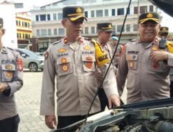 Pastikan Keamanan Hari Raya Idul Fitri 1446 H Lancar, Polres Gowa Cek Kesiapan Kendaraan Dinas