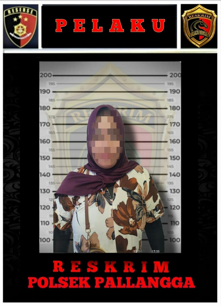 Unit Reskrim Polsek Pallangga Backup Polsek Lau Tangkap Pelaku Pertolongan Jahat di Gowa