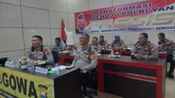 Kapolres Gowa Gelar Zoom Meeting dengan Kapolsek Jajaran Bahas Situasi Kamtibmas Terkini