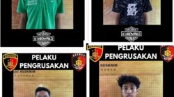 Empat Remaja Diamankan Polisi Setelah Menganiaya Dan Hancurkan Motornya Korban Gara-Gara Sakit Hati