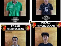 Empat Remaja Diamankan Polisi Setelah Menganiaya Dan Hancurkan Motornya Korban Gara-Gara Sakit Hati