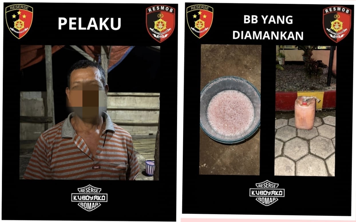 Tindak Tegas Penjual Ballo di Pattallassang, Gowa”, Polsek Bontomarannu Amankan Pelaku 