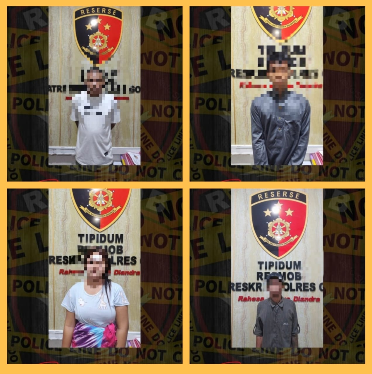 Resmob Polres Gowa Grebek Residivis Pencurian dan Penadah di Makassar